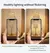 Sensor de toque recarregável led night light cristal led candeeiro mesa 3 núcl - comprar online