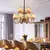 Luxo clássico led lustre luz sala de jantar quarto pendurado luz decoração ca na internet
