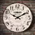 1pc relógio de parede de madeira, francês vintage branco silencioso não-ticki - DOMU DECOR