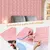 Imagem do Painel de parede texturizado 3D KUUJOJOJO para decoração de parede interna, ad