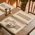 4 peças de jogos americanos boho, fazenda placemat com borlas para decoração - DOMU DECOR