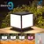 Luz solar ao ar livre led coluna cronometrada luz escurecimento luzes solares co na internet