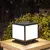 Luz solar ao ar livre led coluna cronometrada luz escurecimento luzes solares co - loja online