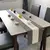 Estilo chinês cor sólida listras linho corredor de mesa lençóis modernos e m - comprar online