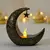 Eid decoração luz eid led marroquino retro lâmpada de mesa suprimentos ramada - comprar online