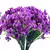 Flores artificiais resistentes a UV, arbustos de plástico falso, plantas, jardi - DOMU DECOR