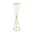 Vasos de flores de ferro cor dourada 50/68cm, suporte de flores para casamento,
