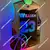 Personalizado camisa de basquete espelho luz rgb luz parede lâmpada controle re