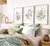 3 pçs/set aquarela planta arte da parede boêmio flor decoração da lona impre - comprar online