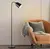 Lâmpada de assoalho moderna suspensão pescoço de ganso led luzes chão do sof - comprar online