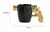 350ml novidade caneca revólver lidar com caneca xícara de café cerâmica deco