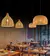 Mão-Woven Bamboo Lanterna Lâmpada pingente, Vime Natural Rattan, Lustres LED E - loja online