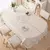 Toalha de mesa de jantar oval, lavável, à prova d&#39;água, à prova de óleo na internet