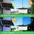 Imagem do 1pcs Luz Solar Portátil Pingente Interior Exterior 360 ° Brilho 244LED Luz Sol