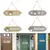 Sinal de porta de suspensão de madeira placa de suspensão de madeira com laço - comprar online
