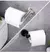 Montagem na parede suporte de papel toalha higiênico adesivo preto prata cozinh - loja online