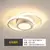 Modern Nordic LED Lâmpada Do Teto, Regulável Quarto Lustre, Luzes para Sala de