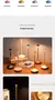Imagem do Candeeiro de mesa recarregável criativo jantar toque led hotel bar café pina p
