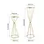 Vasos de flores de ferro cor dourada 50/68cm, suporte de flores para casamento, na internet
