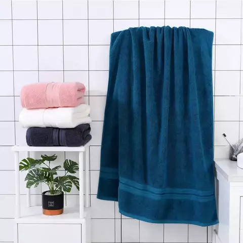 Toalha de banho de algodão turco 90x180cm, toalha absorvente macia para adultos