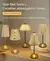 Imagem do Sensor de toque recarregável led night light cristal led candeeiro mesa 3 núcl