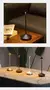 Candeeiro de mesa recarregável criativo jantar toque led hotel bar café pina p - loja online