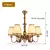 Luxo clássico led lustre luz sala de jantar quarto pendurado luz decoração ca - comprar online
