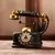 Imagem do Modelo de telefone antigo vintage, acabamento requintado, atmosfera simples, orn