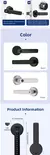 Imagem do XSDTS-Smart Door Lock Handle com Fingerprint Key Card, Digital Door Lock, Teclad