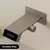 Luxo gungrey latão led display digital torneira do banheiro. minimalismo fixado - comprar online
