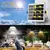 Luzes pendentes solares com sensor galpão lâmpada remota interna durante o dia - DOMU DECOR