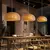 Mão-Woven Bamboo Lanterna Lâmpada pingente, Vime Natural Rattan, Lustres LED E - comprar online