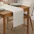 Imagem do Corredores de mesa de linho bege moderno abstrato onda listra cômoda cachecol d