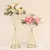 Vasos de flores de ferro cor dourada 50/68cm, suporte de flores para casamento, - comprar online