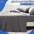 100% algodão egípcio 4/6 peças conjunto de lençóis 800tc multi tamanho conj - DOMU DECOR