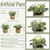 Xiya flor verde plantas artificiais eucalipto flores tecido pequenos vasos de pl - comprar online