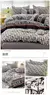 Imagem do 4 peças, conjunto de cama 100% algodão, conjunto de edredom de lençol de quat