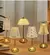 Sensor de toque recarregável led night light cristal led candeeiro mesa 3 núcl - comprar online