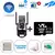 Câmera panorâmica wi-fi, 8mp, câmeras de vigilância ip, hd, colorida, noturn na internet
