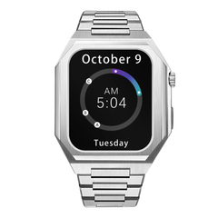 PULSEIRA CASE CLASSIC 45MM, SILVER STRAP SILVER CASE