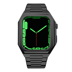PULSEIRA CASE CLASSIC 45MM, BLACK STRAP BLACK CASE
