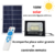 Refletor LED Solar 100W - acompanha placa solar + controle na internet