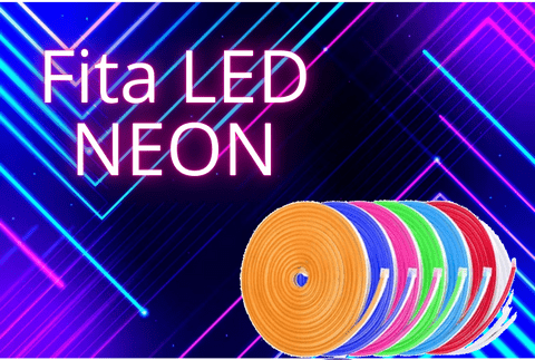 Diversos modelos de fitas de LED
