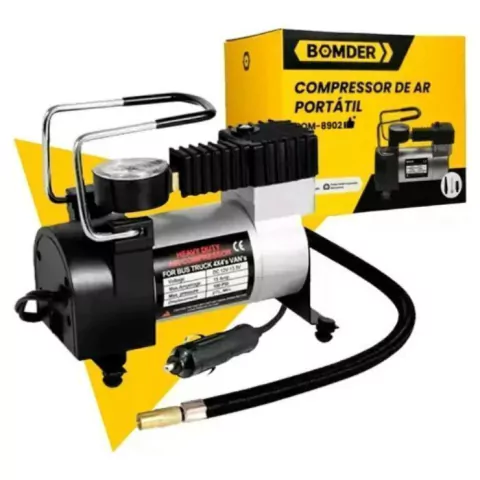 COMPRESSOR DE AR PORTÁTIL BOM-8902 - comprar online