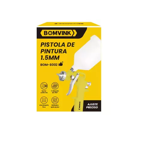 PISTOLA DE PINTURA 1.5mm BOMVINK BOM-8002