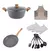 Jogo de Panela Antiaderente de Alumínio 21 Peças Cinza SG-QT21PC-G- PRO - comprar online