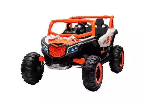 QUADRICICLO INFANTIL ELETRICO 12V 2 ASSENTOS LARANJA BW085LR