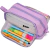 Estojo Escolar Quádruplo Pastel (Polibras) - loja online