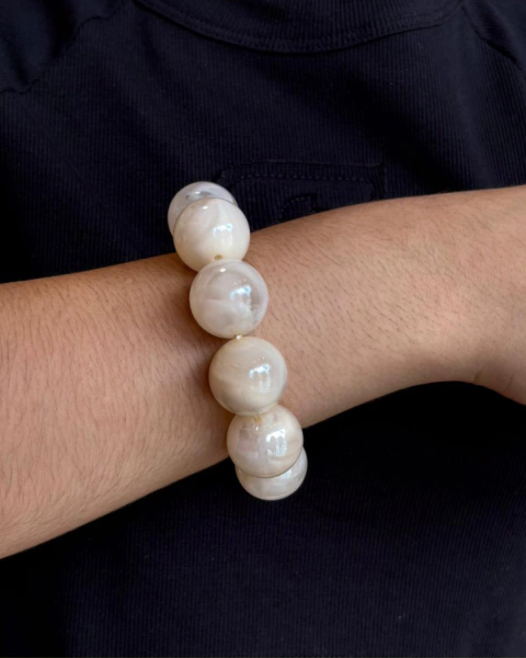 Pulseira de Bolas Grandes - Tranzação Modas