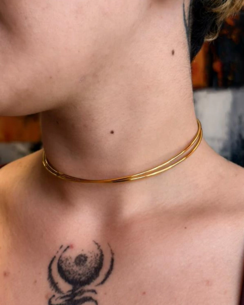 Conjunto Chocker + Bracelete(307243) - Tranzação Modas
